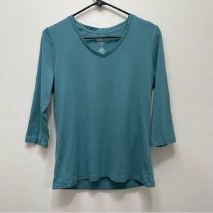 St John’s Bay Long Sleeve V-Neck| Size: M